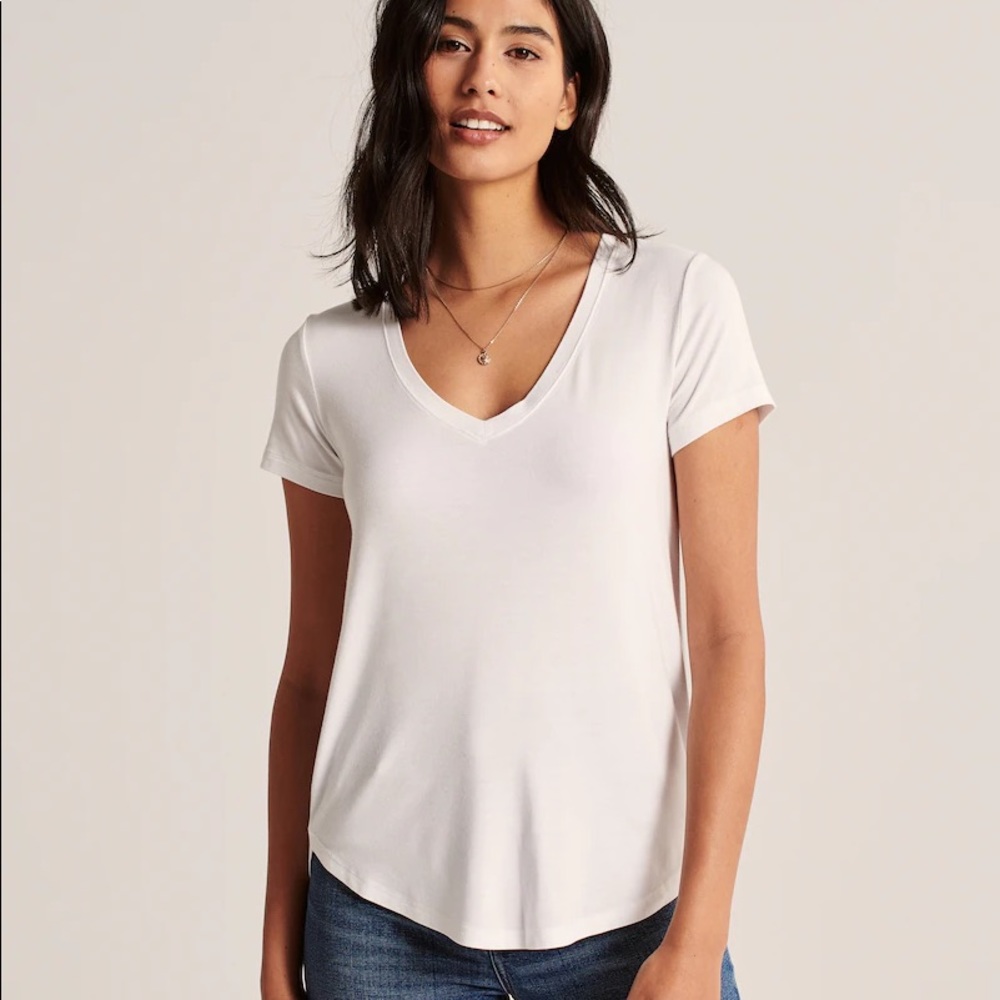 Abercrombie & Fitch Drapey V-Neck Tee Bundle!